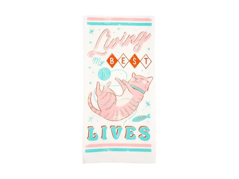 Karma Retro Diner Tea Towel