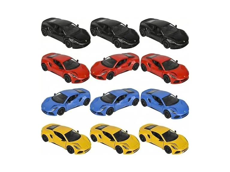 Lotus Emira Diecast Pull-Back Car Toy 12CT