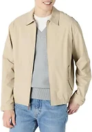 Amazon Essentials Men's Relaxed-Fit Lightweight Stretch Zip-Up Jacket, Taupe, XX-Large