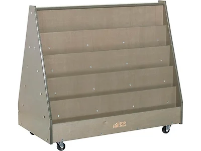 ECR4Kids Double-Sided Mobile Book Display Grey