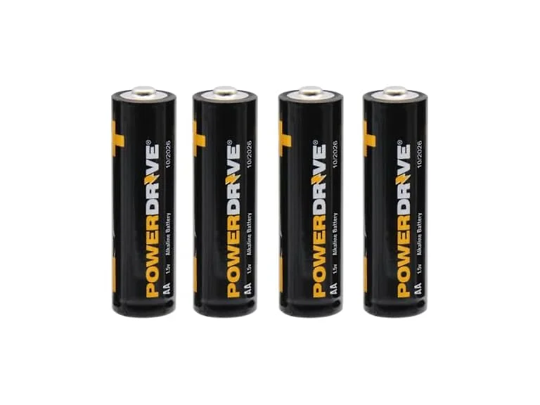 PowerDrive AA Batteries 4pk