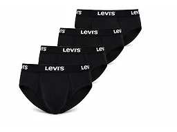 LEVI'S LGP-701231347-1pk-BK-S Small Mens Solid Basic Briefs 