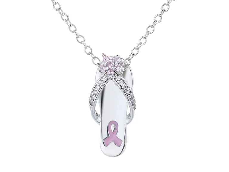 Breast Cancer Awareness Necklace
