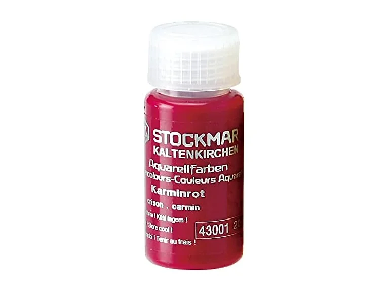 STOCKMAR Watercolor Paint: Carmine Red, 20ml