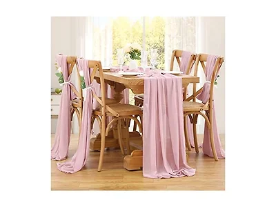 Dusty Rose Table Runner 10 Packs 14x120"