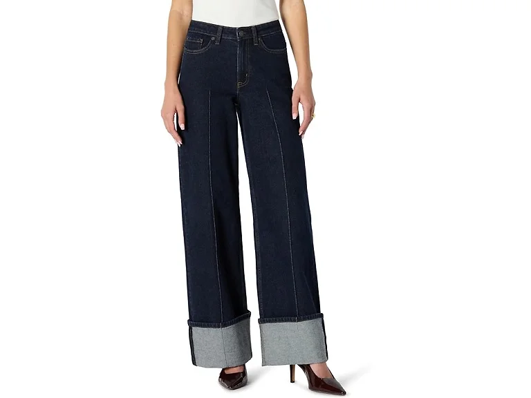 Amazon Essentials Women's Wide Leg Cuffed Jean (6)