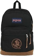JanSport NCAA Officially Licensed Backpack, Florida State Seminoles, Right Pack with Padded 15-Inch Laptop Sleeve, Spacious Computer Bag, Durable Daypack with Bottle Pocket & Haul Handle, Black