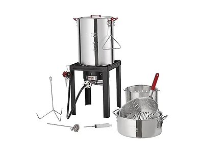 Turkey Deep Fryer, 30-qt Turkey & 10-qt Fish
