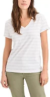 Dockers® Women's Favorite Tee V-Neck Slim Fit, Nevin Artic Ice, X-Large