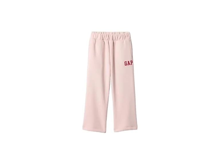 GAP Girls Logo Fleece Wide Leg Pant