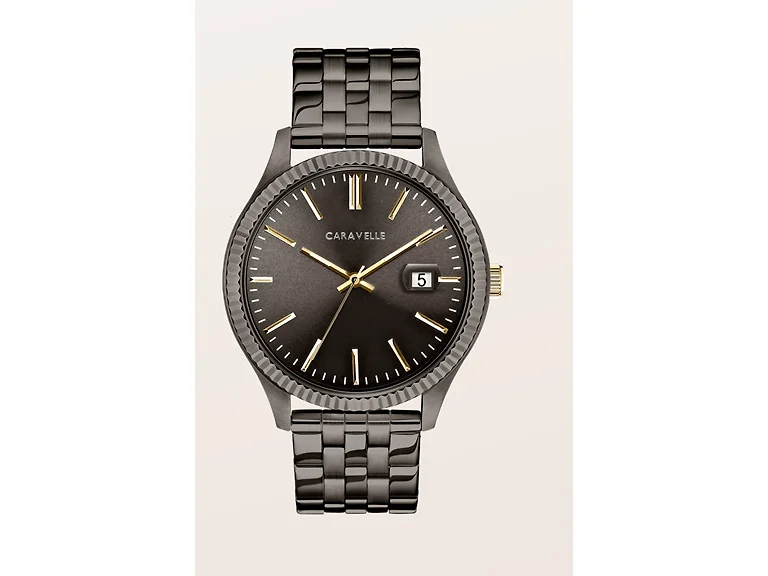 Caravelle by Bulova Men's Gunmetal Watch 41mm