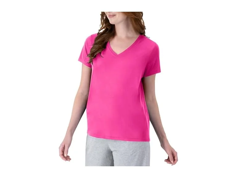 Hanes Women Dri Performance V-neck T-shirt