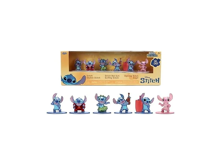 Jada Stitch Nano Metalfigs 6-Pack Die-Cast Mini Figures