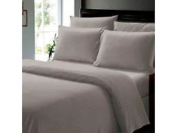 4-Piece Dobby Stripe Bed Sheet Set