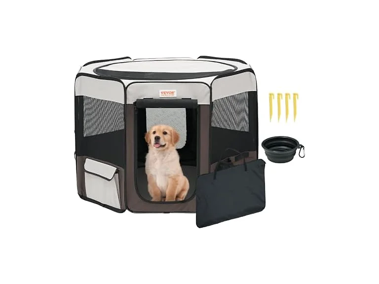 VEVOR Foldable Pet Playpen