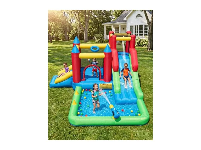 9-in-1 Inflatable Water Slide Bouncer