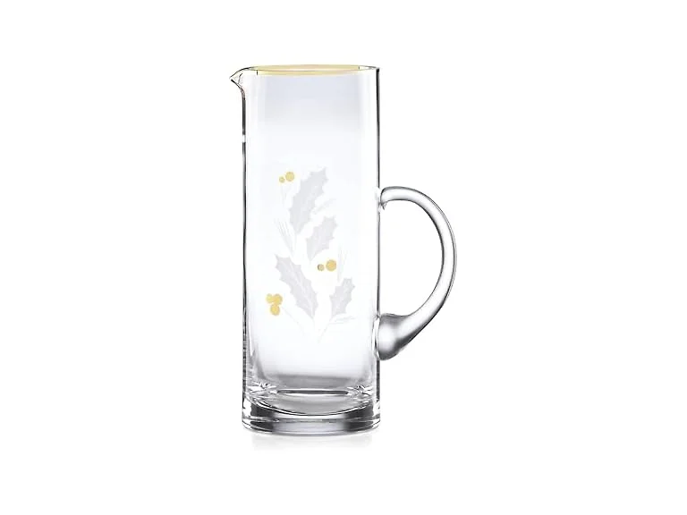 Lenox  Holiday Gold Pitcher, Christmas Theme