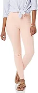 Amazon Essentials Women's Skinny Fit Mid-Rise Stretch Pull-On Jegging with Pockets - Discontinued Colors, Coral Pink, 0 Short