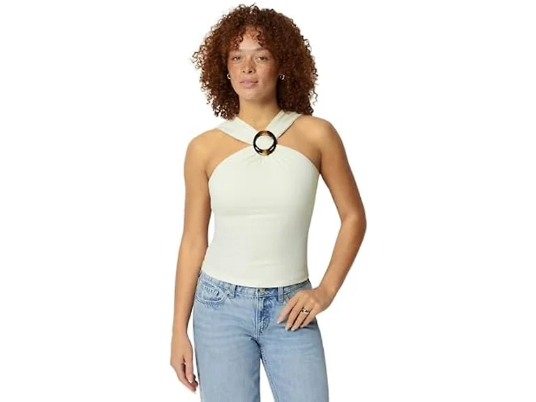 Amazon Essentials Women (M) Slim-fit Top Cream