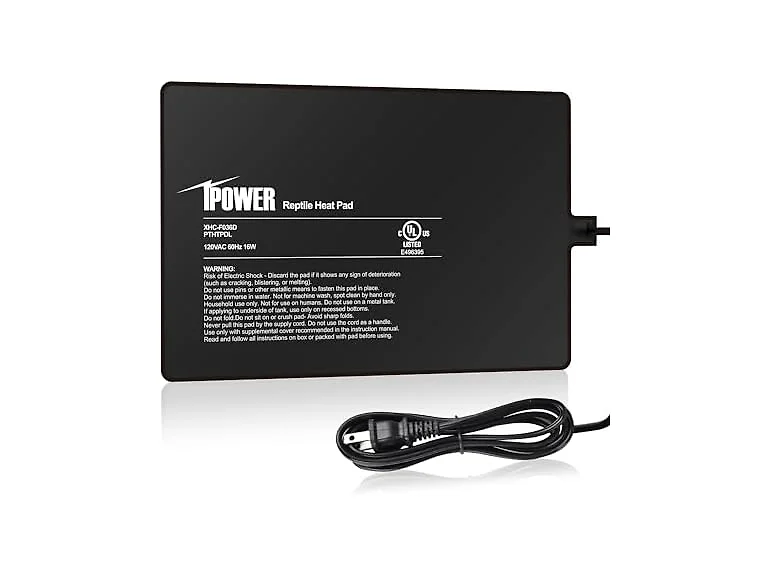 iPower 8X12 Inch Reptile Heat Pad Under Tank