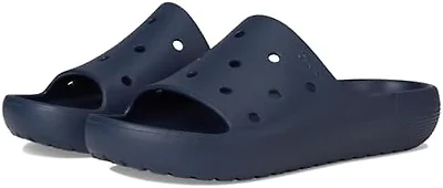 Crocs Classic V2 Unisex Slide Navy Size M9W11