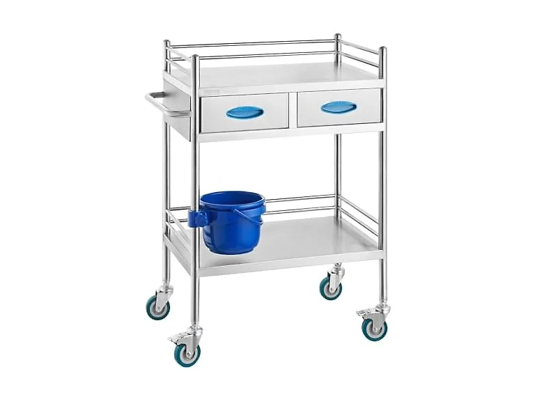 VEVOR Lab Serving Cart, 2 Layers