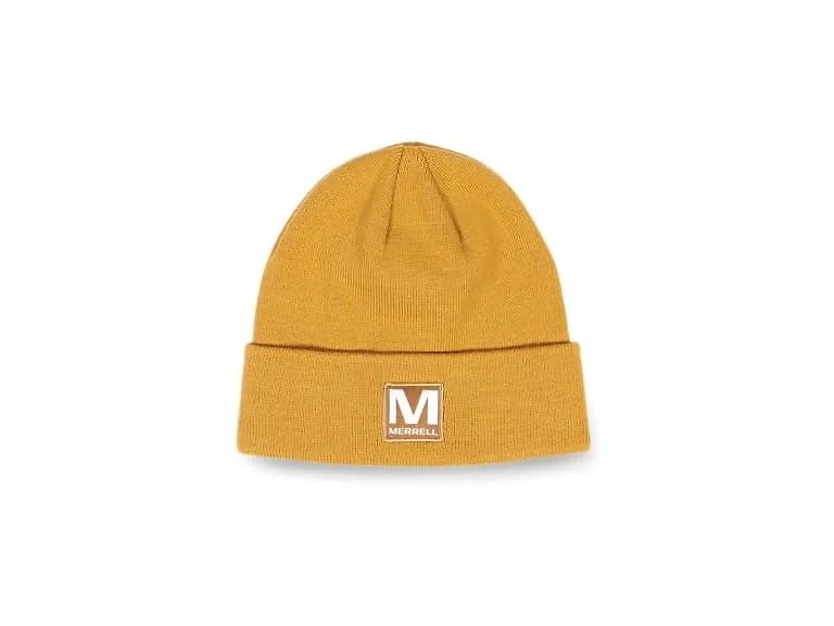 Merrell Patch Beanie Knit Hat with Cuff