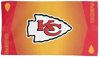 Kansas City Chiefs NFL Hussle Micro Fiber Sports Towel 24 x 42 Inches