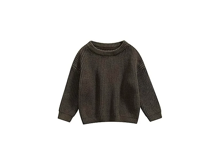 Woshilaocai Girls (18-24 Months) Knit Sweater