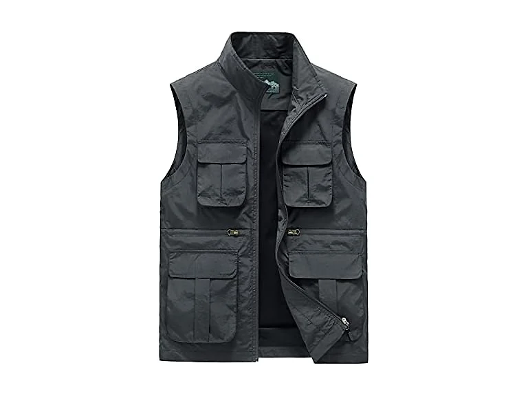 Aieoe Men Work Sleeveless Jacket Hiking Photo Vest