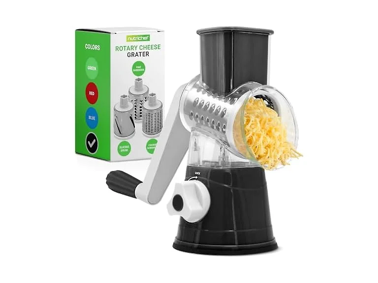 NutriChef Cheese Grater Shredder Strong Base