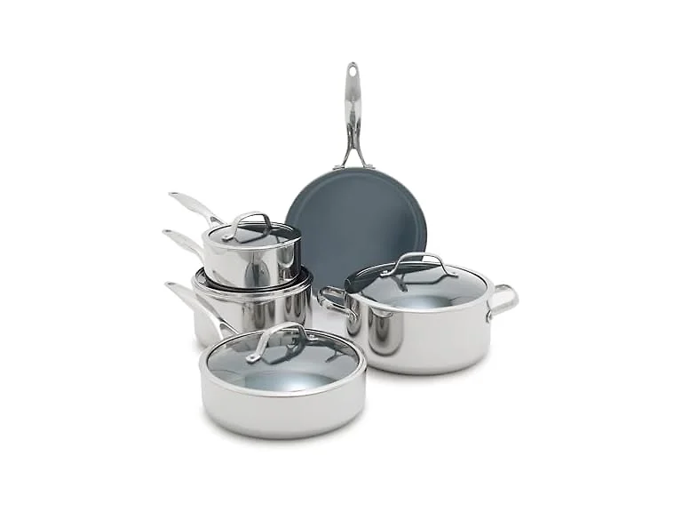 GreenPan Valencia Pro Tri-Ply Coated Stainless Steel 9 Piece Set