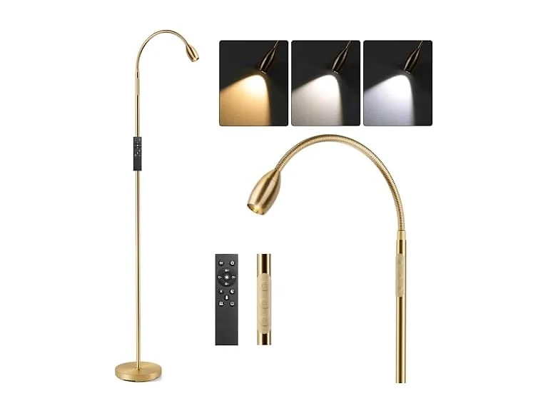 Antique Brass Reading Floor Lamp