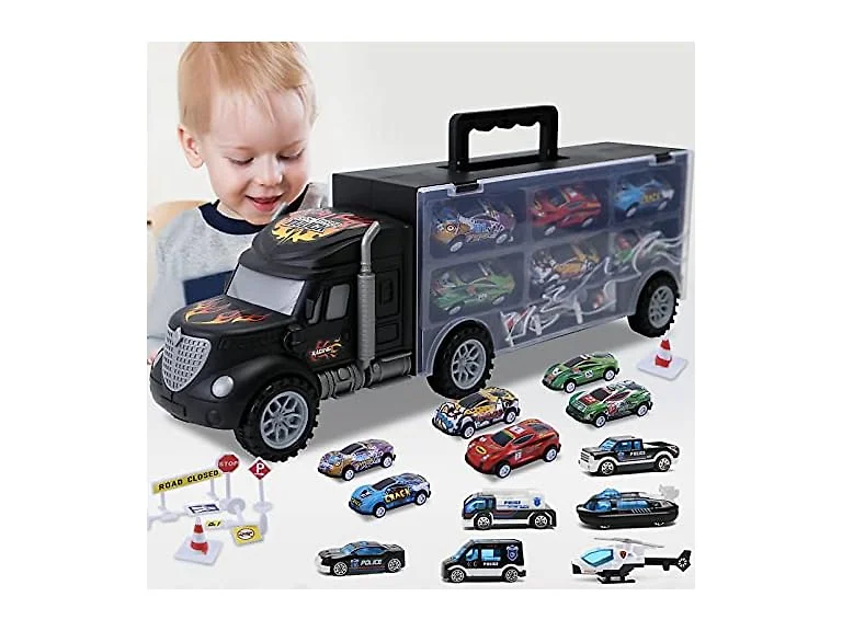 JODUDLR Toy Transport Cars Carrier Set