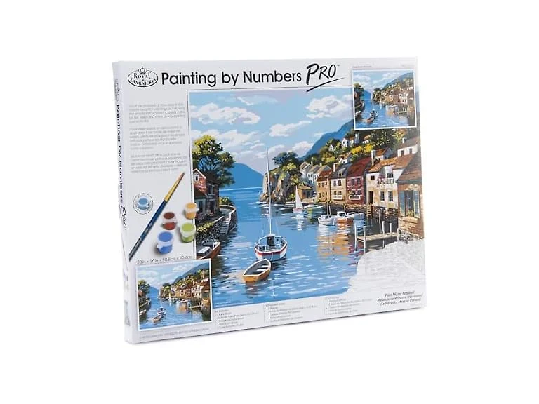 ROYAL BRUSH Village on The Water Paint-by-Number Kit
