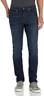 Amazon Essentials Men's Skinny-Fit Comfort Stretch Denim Jeans - Discontinued Colors, Dark Blue Vintage, 36W x 28L