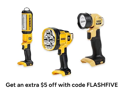 DEWALT FLASH Light Deals!