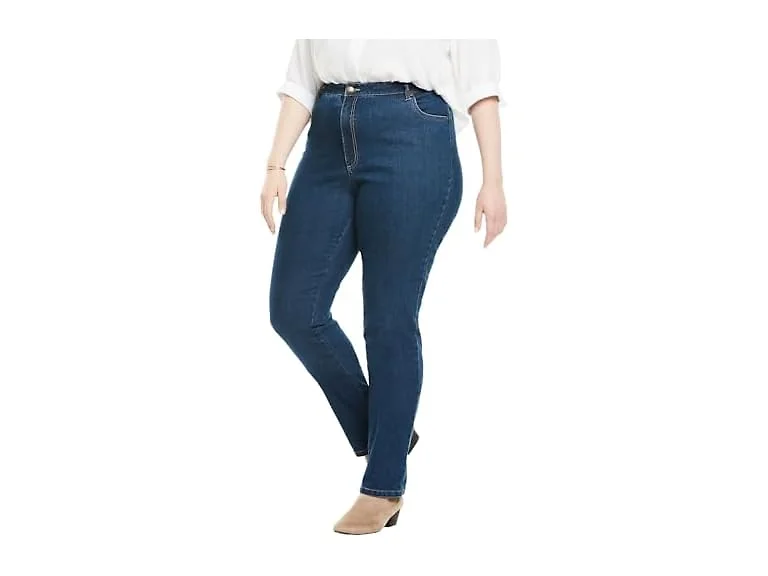 Woman Within Women (24) Stretch 5-pocket Jeans