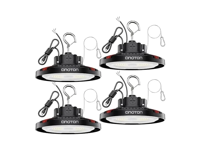 CINOTON 160W LED High Bay Light 4-Pack
