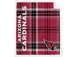 NFL Team Classic Plaid Throw - Arizona Cardinals