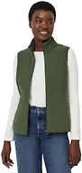 Amazon Essentials Women's Regular-Fit Sleeveless Polar Soft Fleece Vest, Dark Olive, Small
