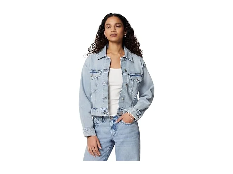 Amazon Essentials Women's Cropped Denim Jacket