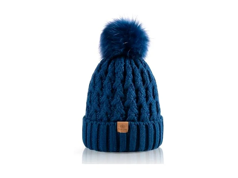 Page ONE Women (OS) Winter Ribbed Beanie Cap Hat