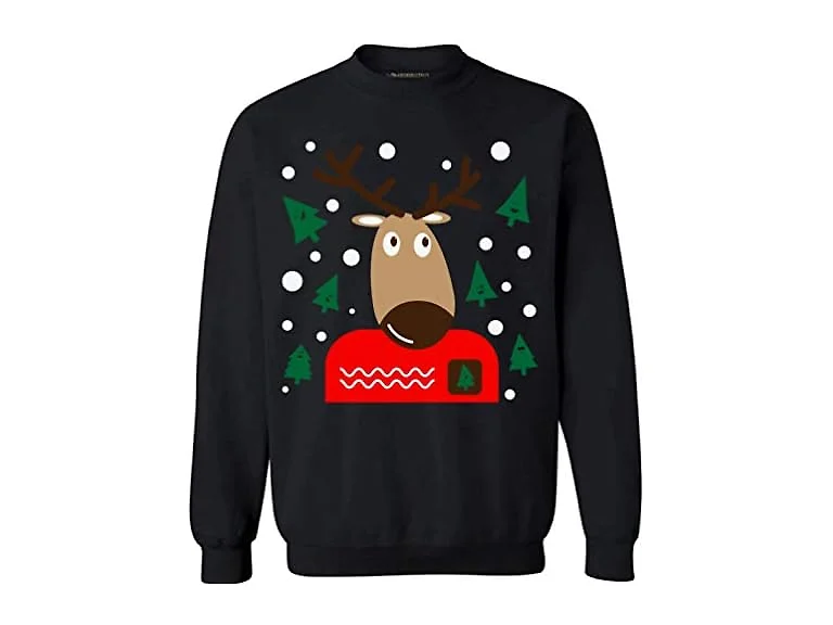 Awkward Styles (S) Cute Reindeer Ugly Sweater