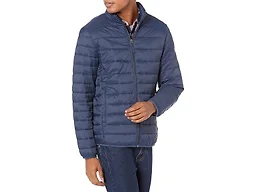 Amazon Essentials Men's Big & Tall LightweightWater-Resistant Packable Puffer Jacket Outerwear, Flint Grey, 6X