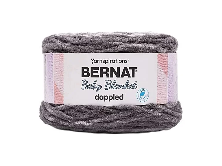 Bernat Baby Blanket Dappled Charcoal Yarn