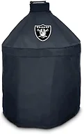 FANMATS 42765 NFL - Las Vegas Raiders - Black KAMADO Style Grill Cover with Primary Logo - 27" x 27" x 40"