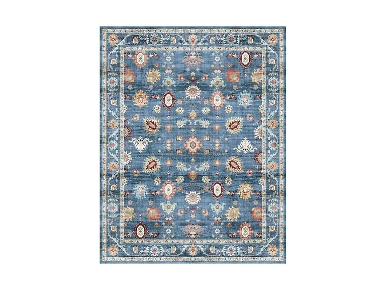 Gertmenian Washable Rug 8x10 Casper Blue