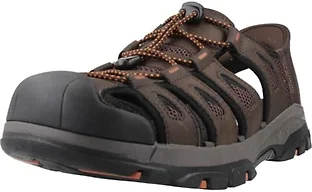 Skechers Men's 205187WWTresmen - Norvick Hands Free Slip In Sandal,Chocolate, 9