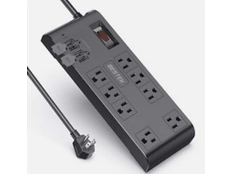 Bestek 1625W Vertical Desktop Surge Protector